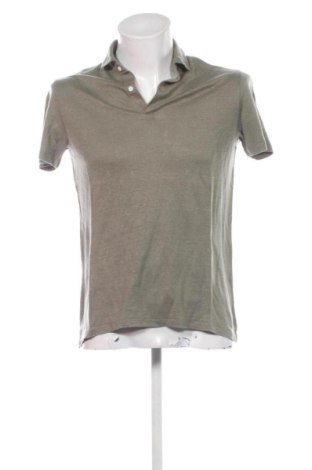 Мъжка тениска Massimo Dutti, Размер M, Цвят Зелен, Цена 25,05 €, #137516518