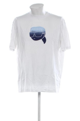 Tricou de bărbați Karl Lagerfeld, Mărime 3XL, Culoare Alb, Preț 319,99 Lei, #137517195