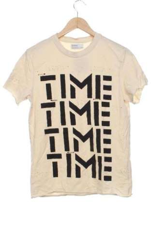 Мъжка тениска Bershka, Размер XS, Цвят Екрю, Цена 8,76 €, #137517870