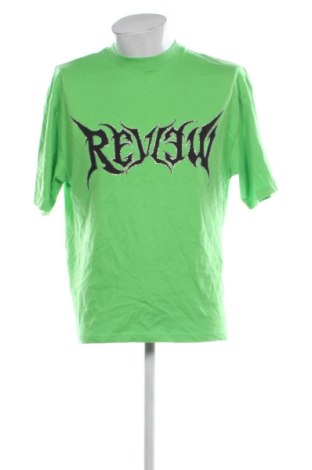 Męski T-shirt Review, Rozmiar S, Kolor Zielony, Cena 46,57 zł, #137520223