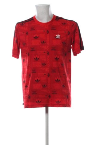 Ανδρικό t-shirt Adidas, Μέγεθος L, Χρώμα Κόκκινο, Τιμή 37,40 €, #137528507