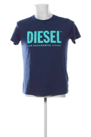 Tricou de bărbați Diesel, Mărime L, Culoare Albastru, Preț 262,45 Lei, #137540680