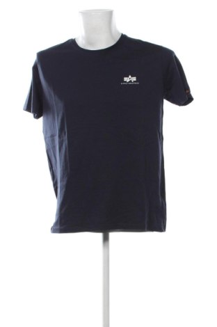Ανδρικό t-shirt Alpha Industries, Μέγεθος L, Χρώμα Μπλέ, Τιμή 19,00 €, #137542506