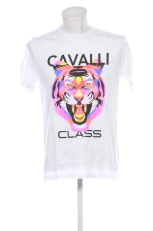Męski T-shirt Cavalli Class, Rozmiar M, Kolor Biały, Cena 256,73 zł, #137553654