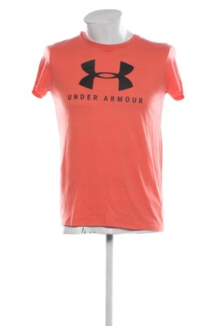 Męski T-shirt Under Armour, Rozmiar M, Kolor Pomarańczowy, Cena 81,46 zł, #137557683