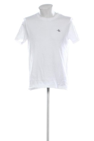 Herren T-Shirt Calvin Klein Jeans, Größe L, Farbe Weiß, Preis € 39,99, #137511891