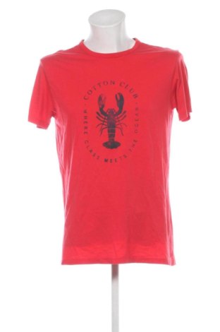 Мъжка тениска Cotton Club, Размер M, Цвят Червен, Цена 13,91 €, #137517789