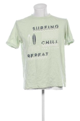 Ανδρικό t-shirt Tom Tailor, Μέγεθος L, Χρώμα Πράσινο, Τιμή 14,99 €, #137517837