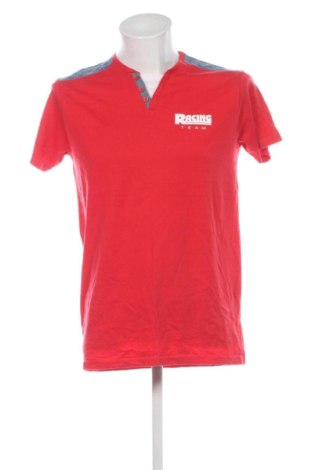 Męski T-shirt Identic, Rozmiar XL, Kolor Czerwony, Cena 49,99 zł, #137521550