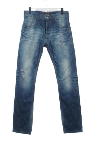 Blugi de bărbați Pull&Bear, Mărime M, Culoare Albastru, Preț 83,99 Lei, #137484877