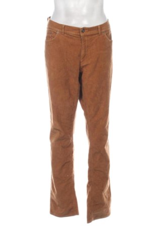 Pantaloni raiați de bărbați Brax, Mărime XL, Culoare Maro, Preț 76,87 Lei, #137504876