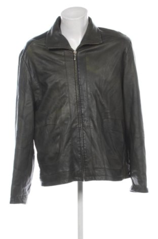 Geacă de piele pentru bărbati Unbranded, Mărime XL, Culoare Verde, Preț 262,99 Lei, #137496164