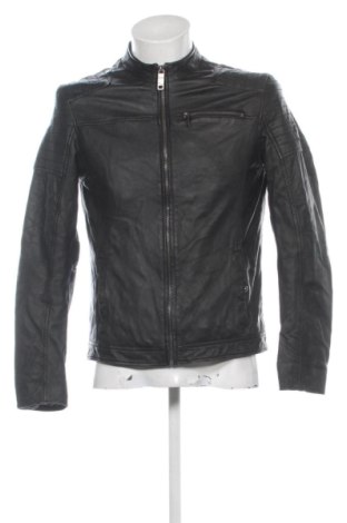 Geacă de piele pentru bărbati Mango, Mărime M, Culoare Negru, Preț 361,99 Lei, #137496476