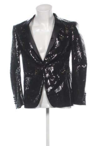 Мъжко сако Zara, Размер M, Цвят Черен, Цена 15,62 €, #137541862