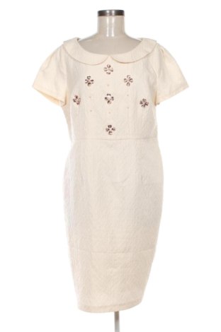 Rochie Unbranded, Mărime L, Culoare Ecru, Preț 189,60 Lei, #137554819