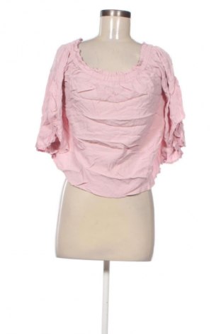 Damen Shirt Bershka, Größe M, Farbe Aschrosa, Preis 1,99 €