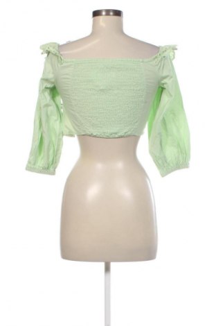 Γυναικεία μπλούζα Bershka, Μέγεθος M, Χρώμα Πράσινο, Τιμή 1,99 €