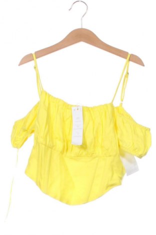 Damen Shirt Bershka, Größe XS, Farbe Gelb, Preis 7,99 €