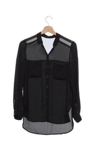 Γυναικείο πουκάμισο H&M Divided, Μέγεθος XXS, Χρώμα Μαύρο, Τιμή 1,99 €