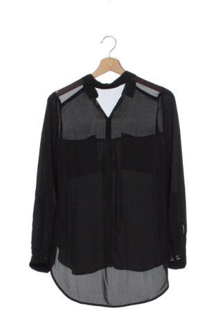 Γυναικείο πουκάμισο H&M Divided, Μέγεθος XXS, Χρώμα Μαύρο, Τιμή 1,99 €