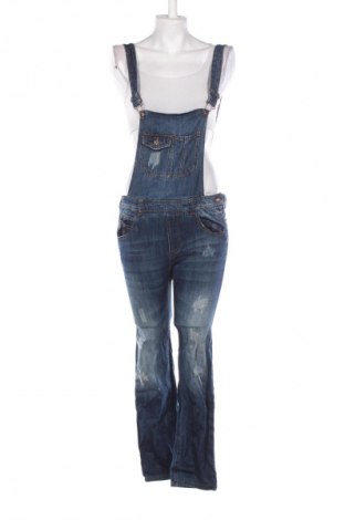Damski długi kombinezon Bershka, Rozmiar S, Kolor Niebieski, Cena 22,47 zł
