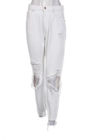 Dámske džínsy  Bershka, Veľkosť S, Farba Biela, Cena  14,95 €