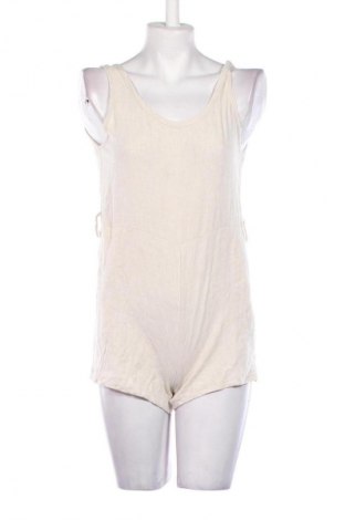 Kurzer Damenoverall Simplee, Größe M, Farbe Ecru, Preis 2,99 €