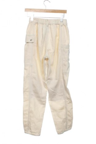 Damskie spodnie Bershka, Rozmiar XS, Kolor ecru, Cena 30,66 zł