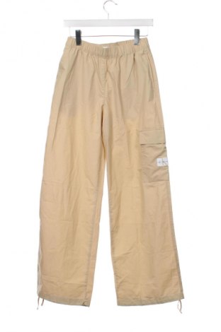 Дамски панталон Calvin Klein Jeans, Размер XS, Цвят Бежов, Цена 86,91 €, #133126899