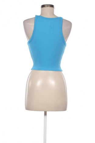 Γυναικείο αμάνικο μπλουζάκι Bershka, Μέγεθος S, Χρώμα Μπλέ, Τιμή 1,99 €