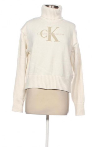 Дамски пуловер Calvin Klein Jeans, Размер L, Цвят Бял, Цена 97,14 €, #133067609