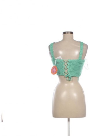 Γυναικείο πουλόβερ Ghanda, Μέγεθος S, Χρώμα Πράσινο, Τιμή 1,99 €