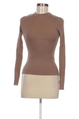 Γυναικείο πουλόβερ Pieces, Μέγεθος M, Χρώμα Καφέ, Τιμή 17,99 €