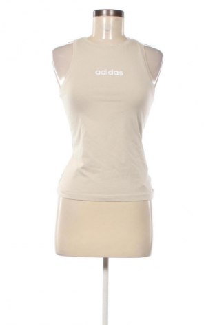 Damen Sporttop Adidas, Größe S, Farbe Beige, Preis € 17,99, #133080447