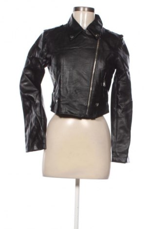 Női bőrdzseki SHEIN, Méret S, Szín Fekete, Ár 6 629 Ft