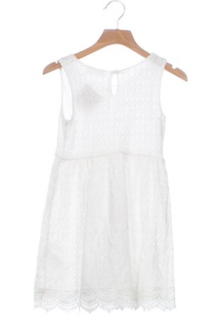 Kinderkleid H&M, Größe 6-7y/ 122-128 cm, Farbe Weiß, Preis 8,99 €