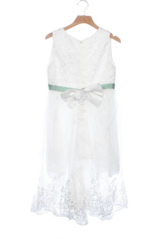 Dziecięca sukienka Unbranded, Rozmiar 7-8y/ 128-134 cm, Kolor Biały, Cena 102,65 zł