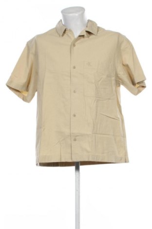 Мъжка риза Calvin Klein Jeans, Размер L, Цвят Бежов, Цена 78,22 €