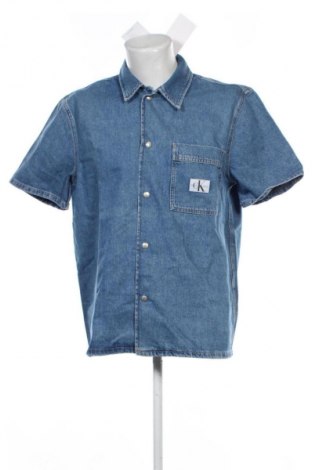 Męska koszula Calvin Klein Jeans, Rozmiar L, Kolor Niebieski, Cena 346,99 zł, #133066546