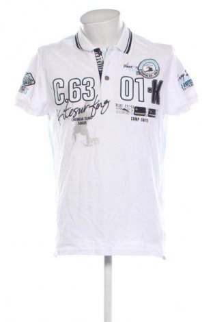 Herren T-Shirt Camp David, Größe L, Farbe Weiß, Preis € 32,99
