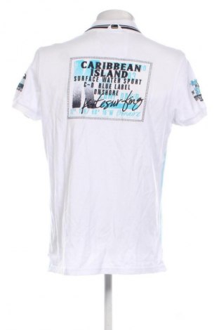 Herren T-Shirt Camp David, Größe L, Farbe Weiß, Preis € 32,99