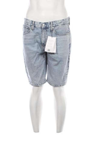 Pantaloni scurți de bărbați Calvin Klein Jeans, Mărime L, Culoare Albastru, Preț 463,99 Lei, #133065645