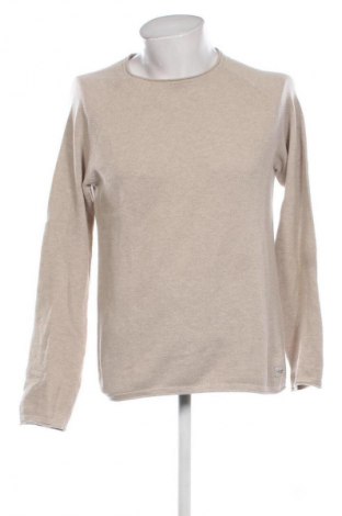 Herrenpullover Jack & Jones, Größe M, Farbe Beige, Preis € 43,99