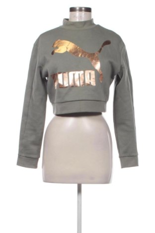 Дамска блуза PUMA, Размер S, Цвят Зелен, Цена 25,05 €, #137547053