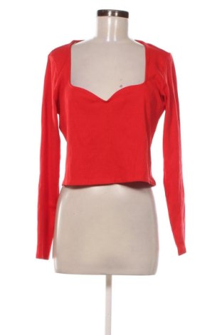 Bluză de femei Monki, Mărime L, Culoare Roșu, Preț 32,45 Lei, #137556822