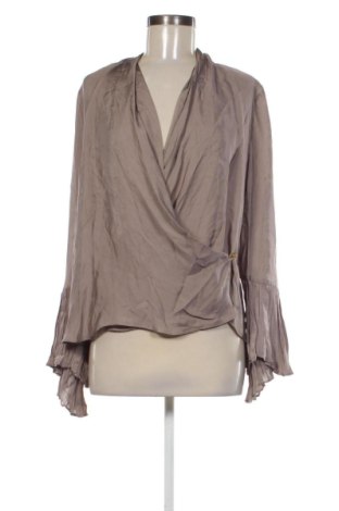 Bluză de femei Zara, Mărime L, Culoare Bej, Preț 45,00 Lei, #137561089