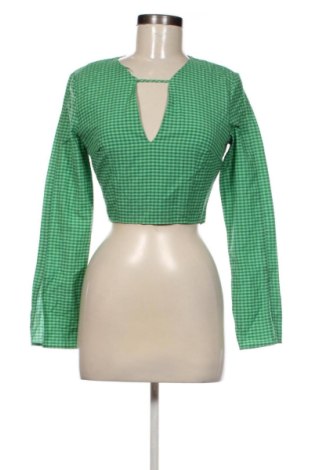 Női blúz Bershka, Méret S, Szín Zöld, Ár 2 229 Ft, #137562485