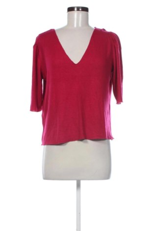 Bluză de femei Zara, Mărime M, Culoare Roz, Preț 37,00 Lei, #137572206