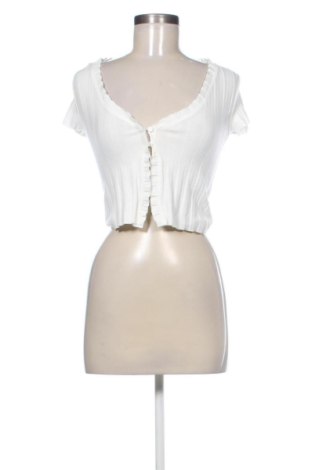 Damen Shirt Bershka, Größe XS, Farbe Weiß, Preis € 10,00, #137580205