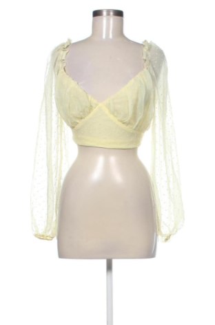 Bluzka damska Pretty Little Thing, Rozmiar S, Kolor Żółty, Cena 25,40 zł, #137580274